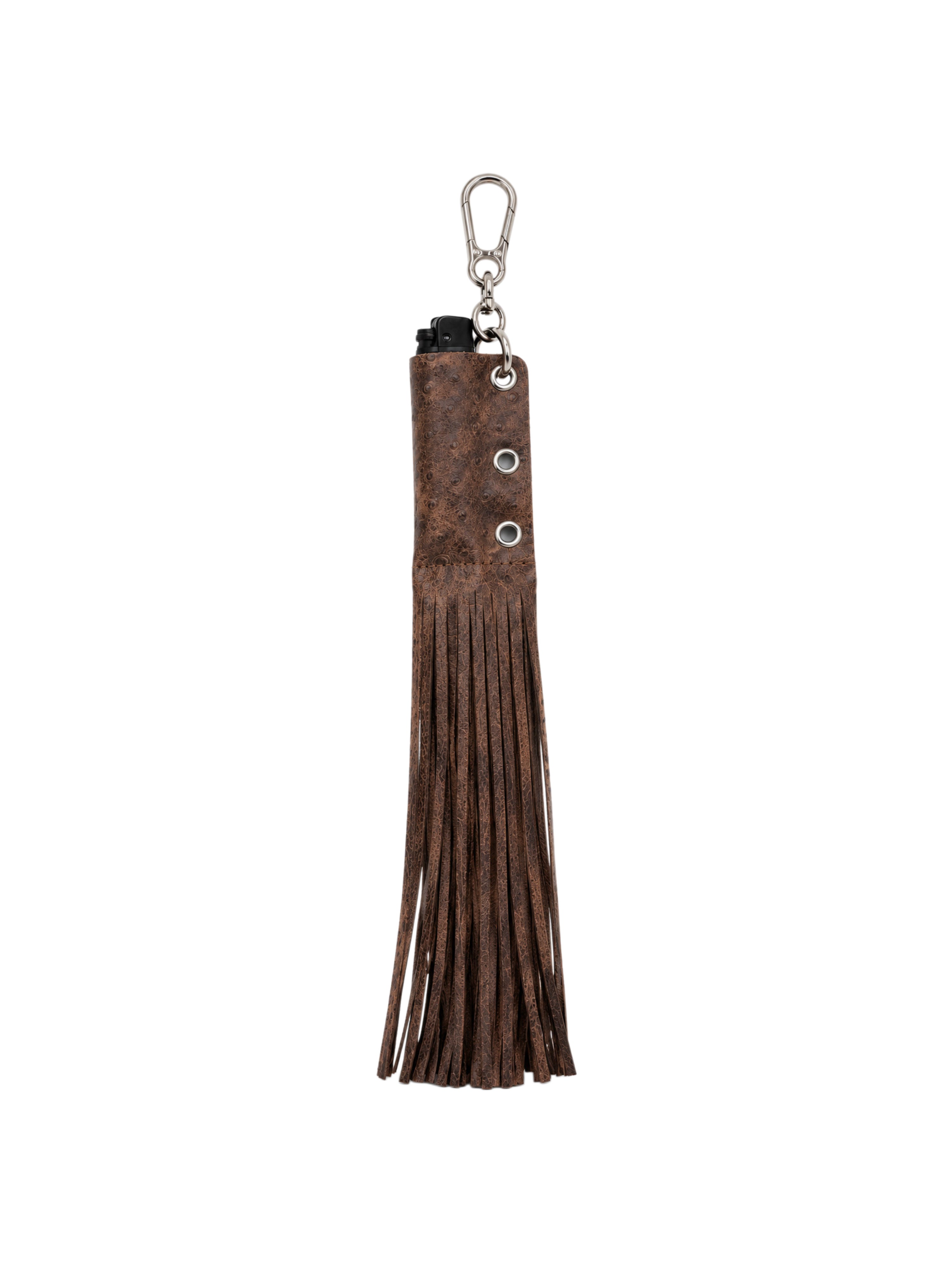 Ostrich Tassel Lightercase