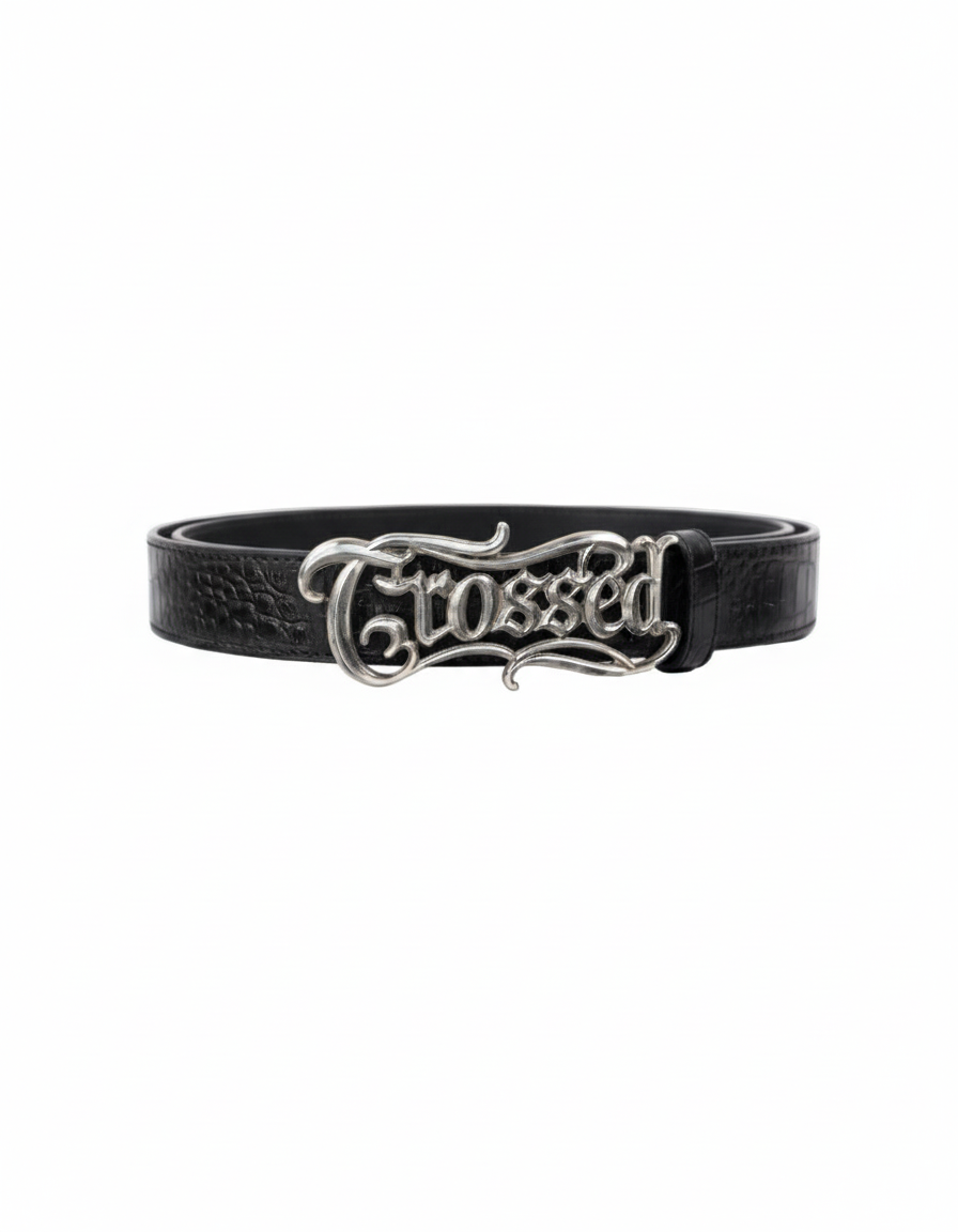 Black Crossed Belt