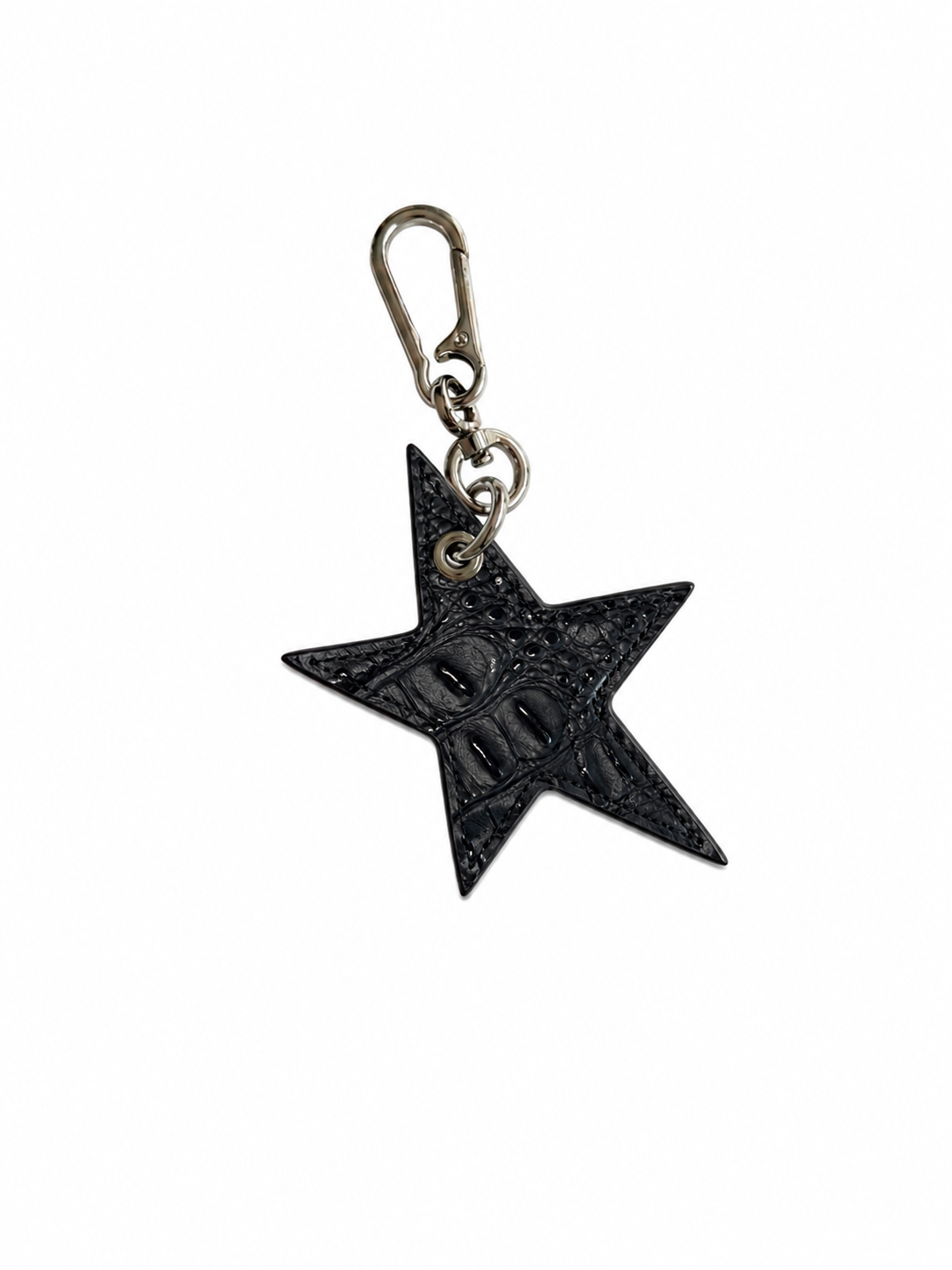 Black Croco Star Charm