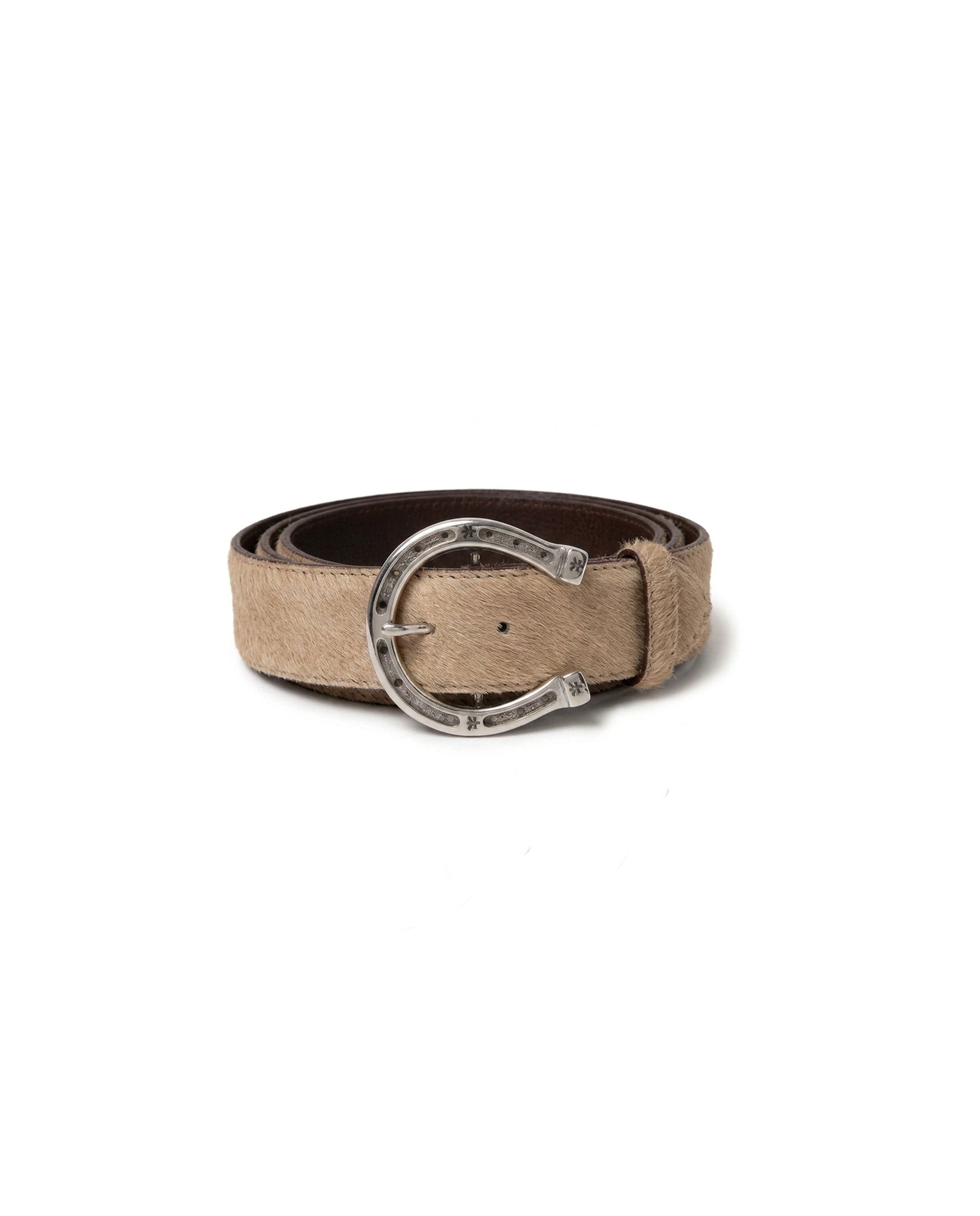 Beige Horseshoe Belt